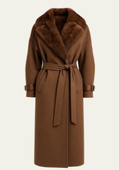 Coat Elena Wool & Cashmere Brown