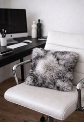 Merino Black Forest Lambskin Cushion with Inner