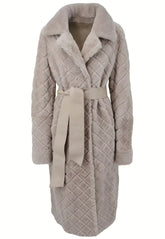 Lambskin Coat Alisa - Beige