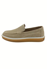 Men's Leather Loafers in Beige (HOL300)
