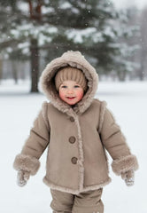 Nuri Sheepskin Jacket for Children – Cozy Comfort on Cold Days