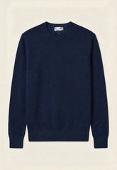 Unisex Cashmere Sweater Dark Navy - Premium Wool Sweater