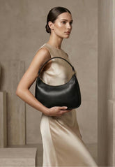 Elegant Timeless Hobo Leather Handbag for Women – Solmira