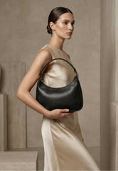 Elegant Timeless Hobo Leather Handbag for Women – Solmira