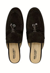 Men's Brown Loafers with Tassel Detail (HOL70)