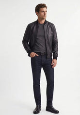 Genuine lamb nappa leather jacket