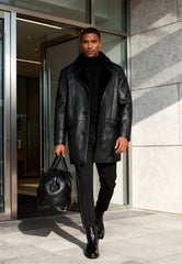 Men's Lambskin Coat Antonio Black