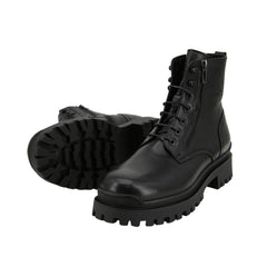 Sheepskin Men's Street Shoes Model 0692 Black