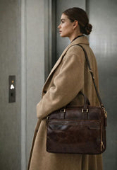 Briefcase Laptop Bag Model Mantova – Exclusive Leather Business Bag