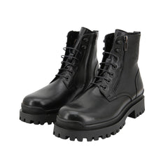 Sheepskin Men's Street Shoes Model 0692 Black