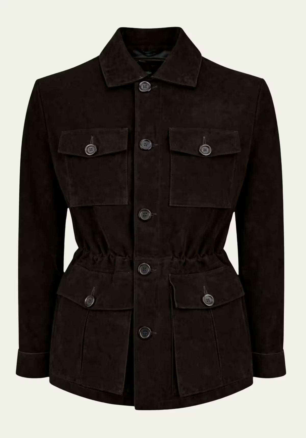 Men's Black Leather Jacket – Stylish Safari Classic