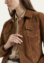 Heritage-design leather jacket