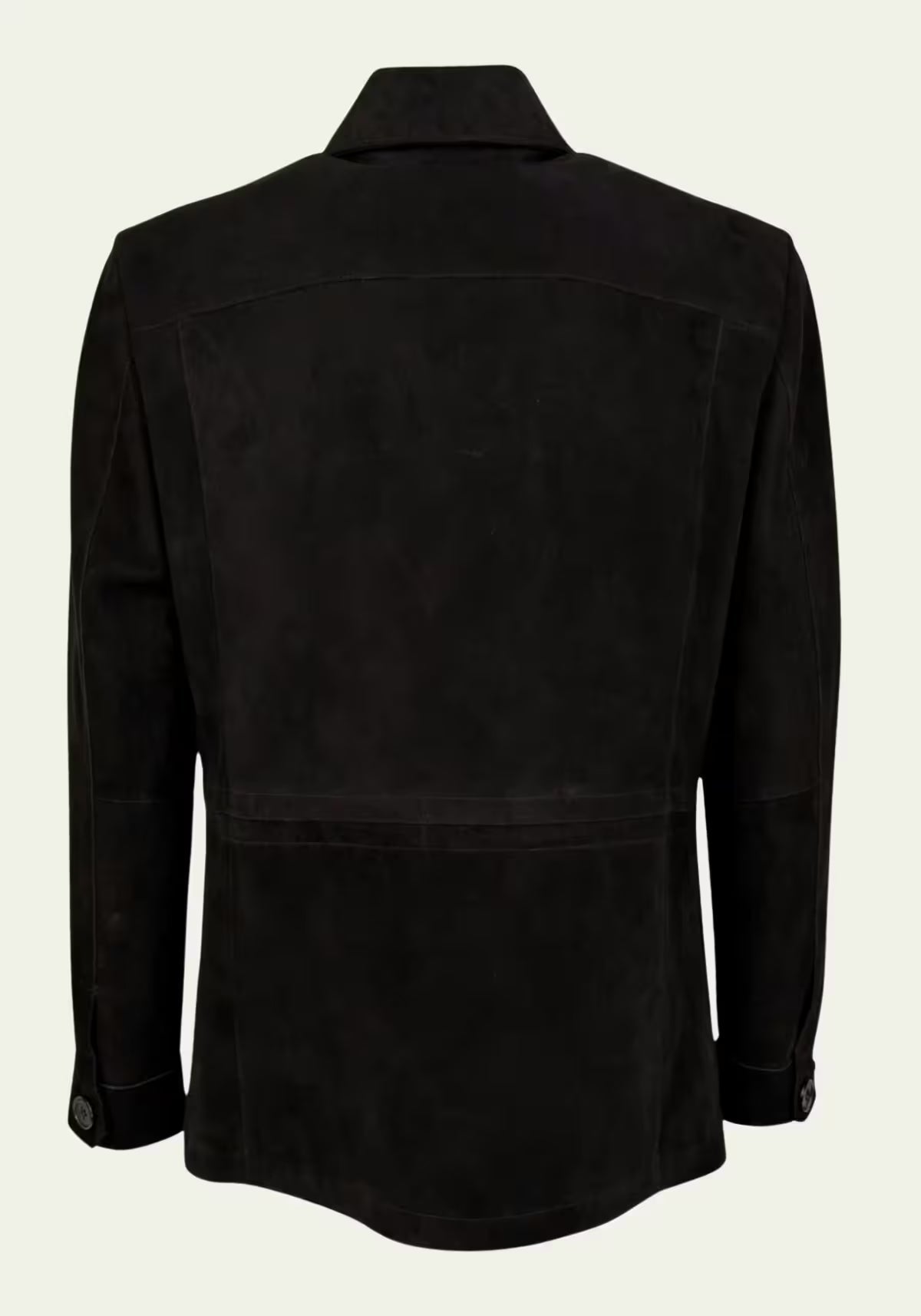 Men's Black Leather Jacket – Stylish Safari Classic