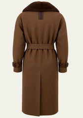 Coat Elena Wool & Cashmere Brown