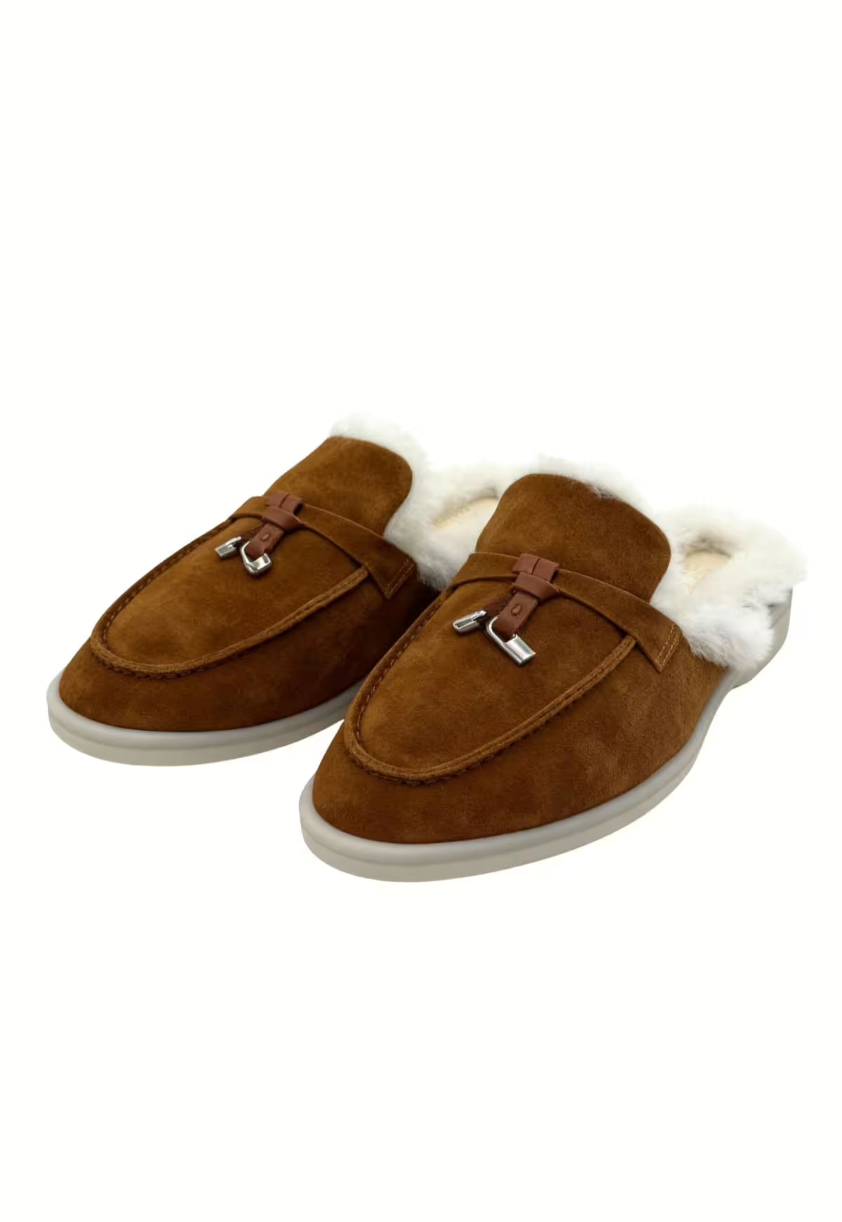 Fiorana Women's Shearling Mules Brown