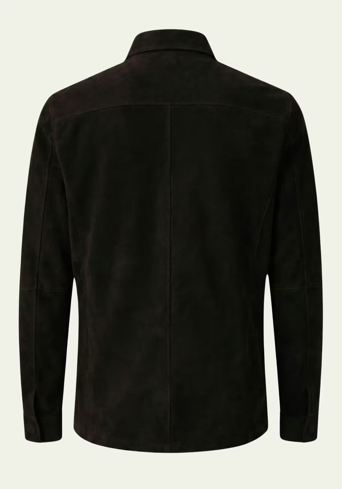 Men's Suede Jacket in Black – Timeless Elegance