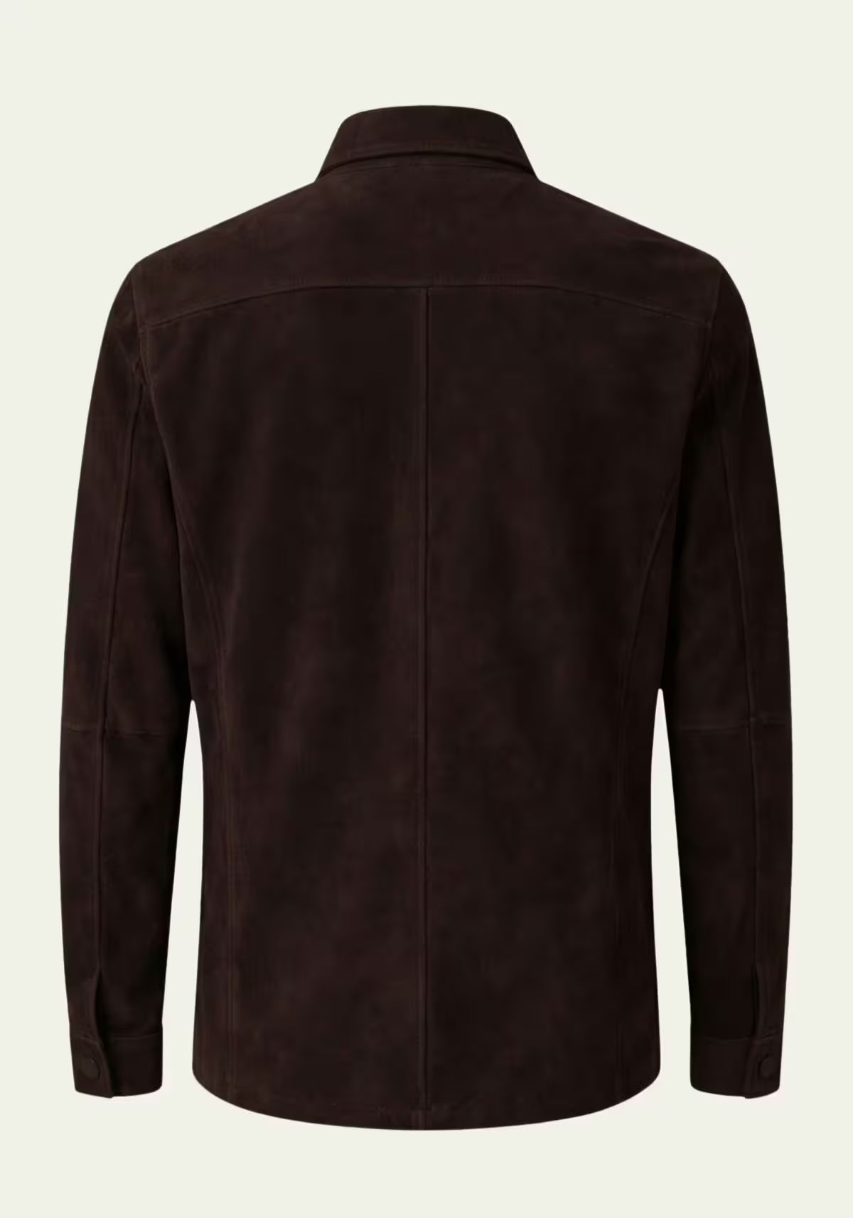Men's Suede Jacket Dark Brown – Timeless Elegance