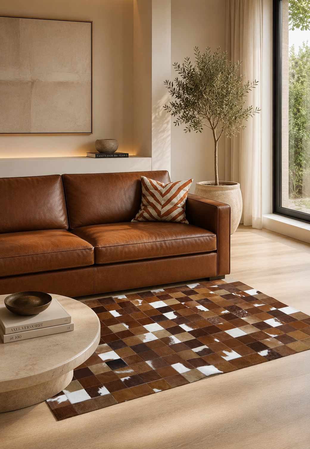 Kuhfell Teppich Modell 5 | Premium Qualität aus Südamerika