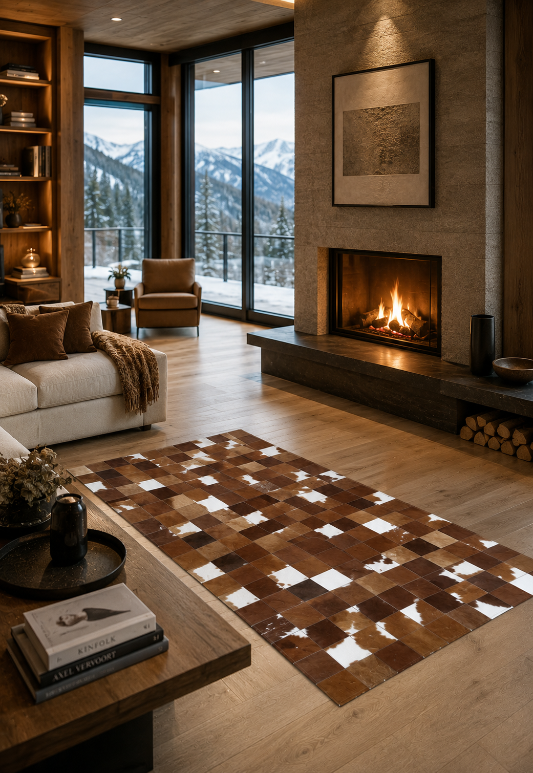 Kuhfell Teppich Modell 5 | Premium Qualität aus Südamerika