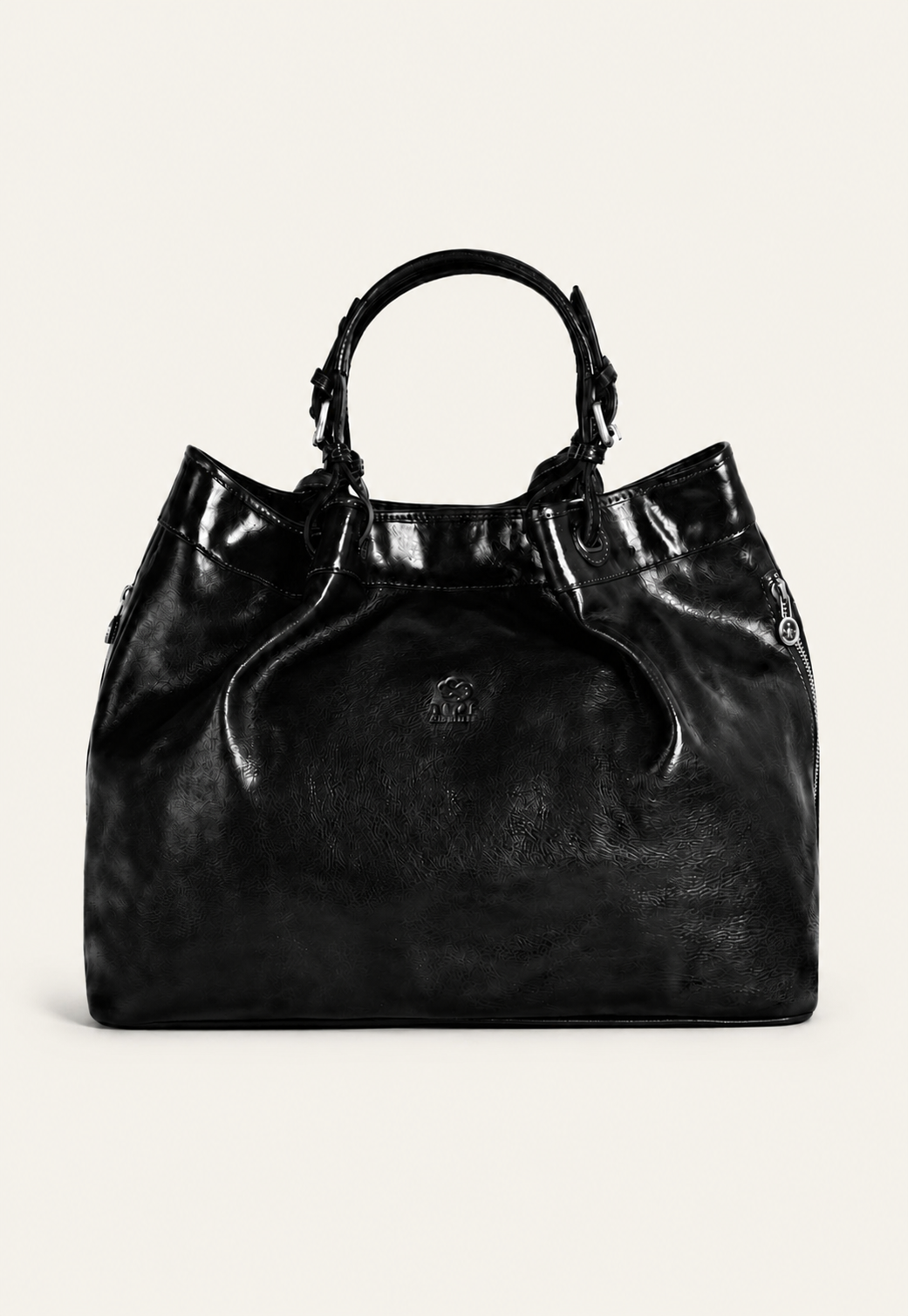 Luxury Leather Tote Handbag – The Iconic Black