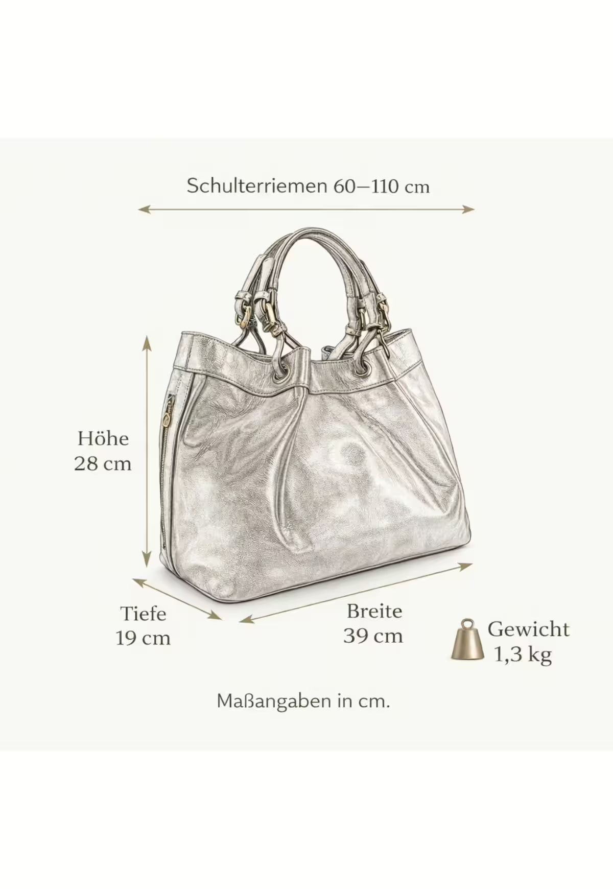 Luxury Leather Tote Handbag – The Iconic Black