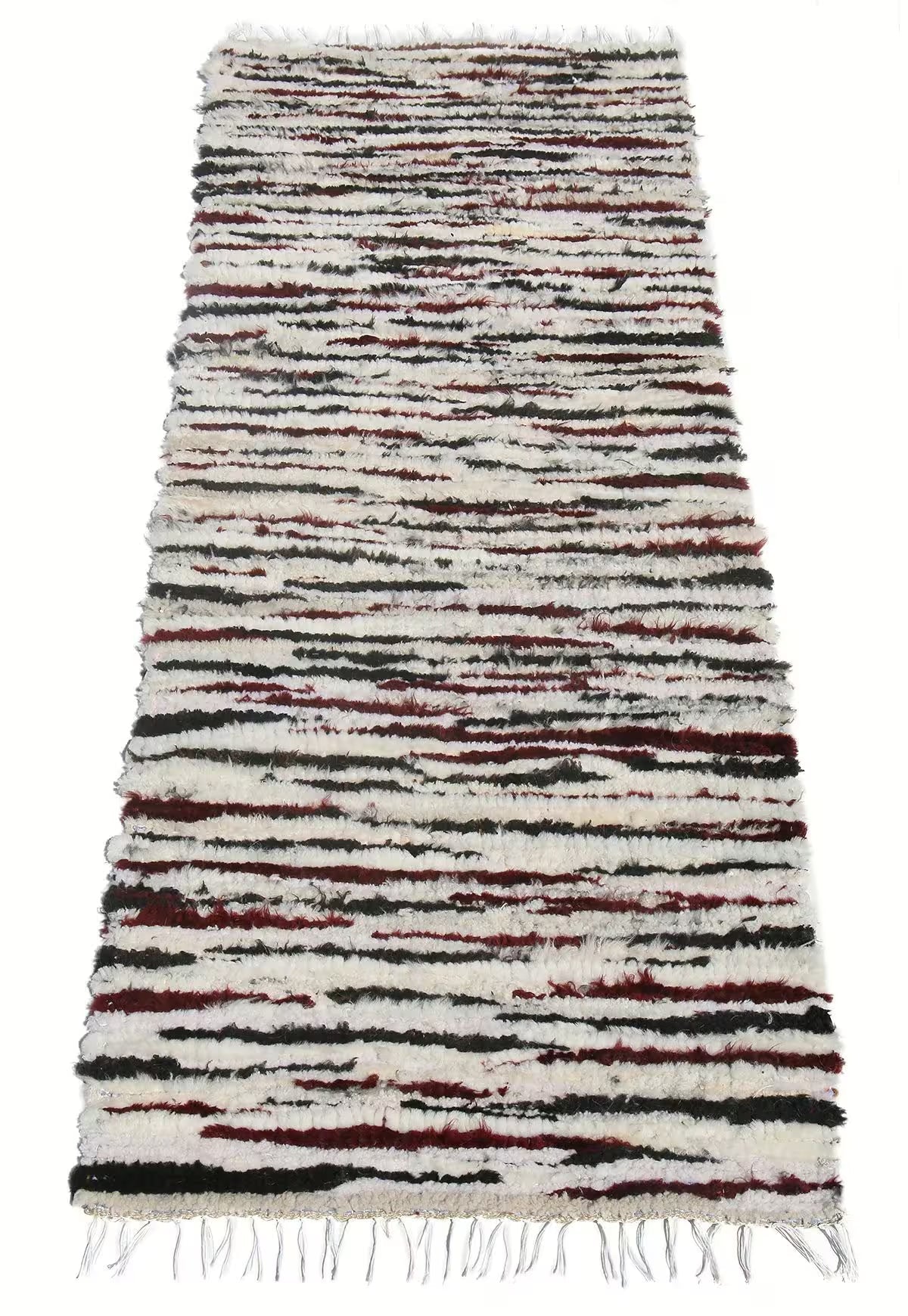 Schafwoll-Läufer Modell 1 – Handarbeit aus deutscher Schurwolle, 150 x 60 cm