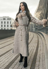 Lambskin Coat Florence - Beige