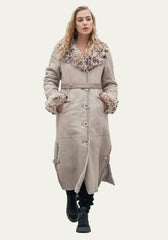 Lambskin Coat Florence - Beige