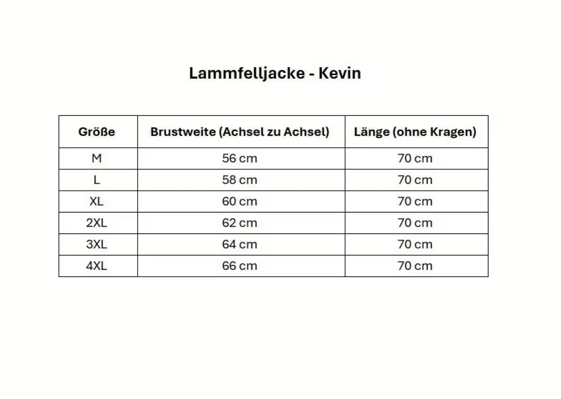 Luxus-Lammfelljacke Kevin | Schwarz & Merino-Lammfell