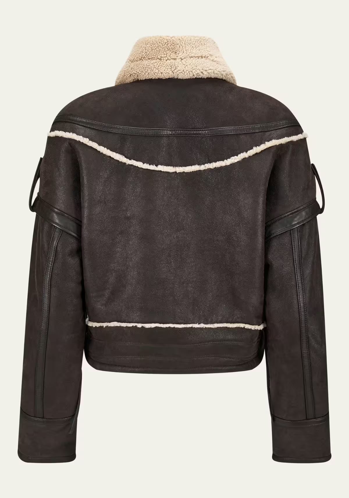 Curly Lambskin Jacket - Voluminous Elegance Inspired by the Modern Country Look