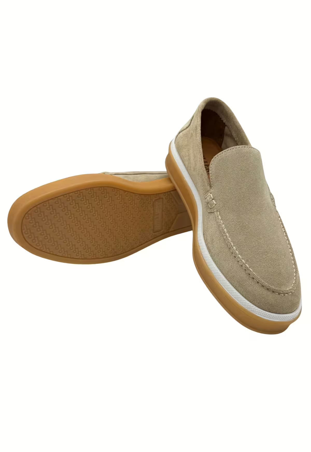 Men's Leather Loafers in Beige (HOL300)