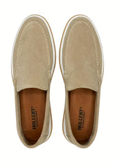 Men's Leather Loafers in Beige (HOL300)