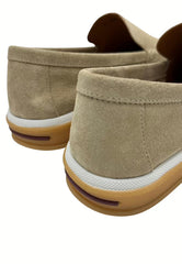 Men's Leather Loafers in Beige (HOL300)