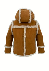Lambskin Jacket Brown Handcrafted Warmth with Style