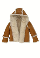 Lambskin Jacket Brown Handcrafted Warmth with Style