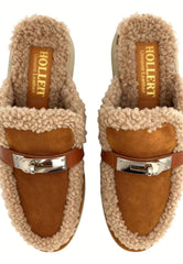 Siena Lambskin Women's Mules Brown