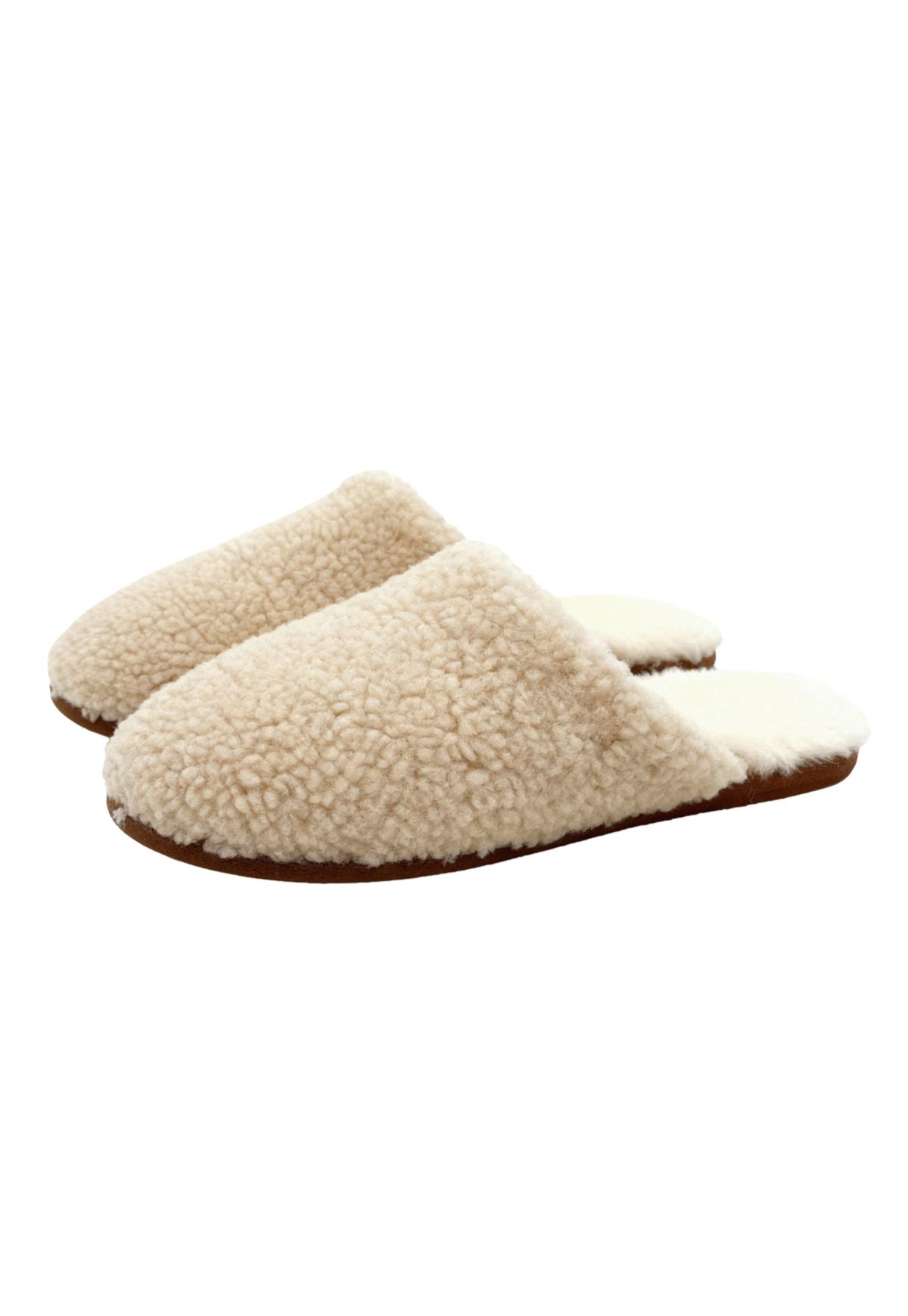 Curly Cosy Women's Lambskin Slippers - Natural Warmth & Gentle Lightness