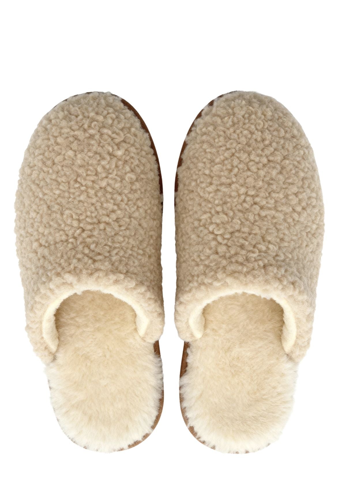 Curly Cosy Women's Lambskin Slippers - Natural Warmth & Gentle Lightness