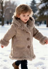 Nuri Sheepskin Jacket for Children – Cozy Comfort on Cold Days