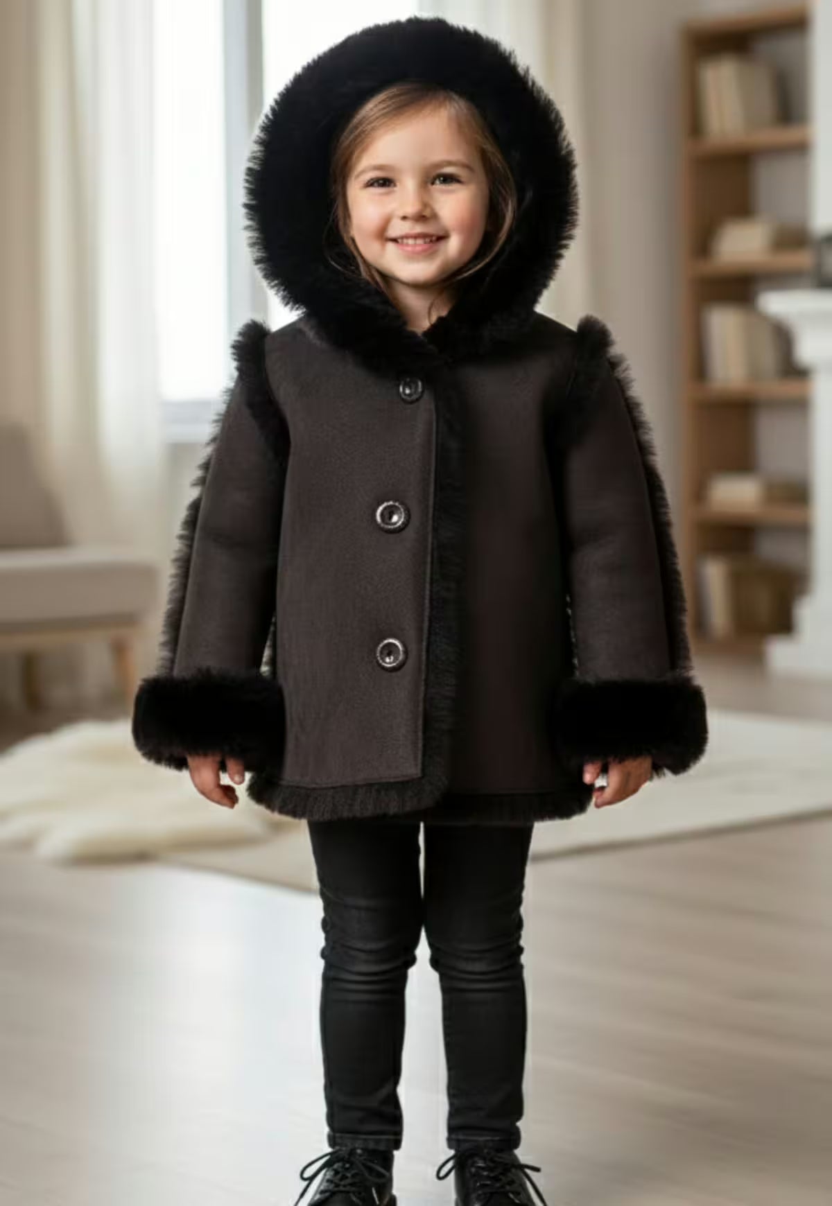 Lambskin Jacket Luan Merino Black – Earthy Elegance