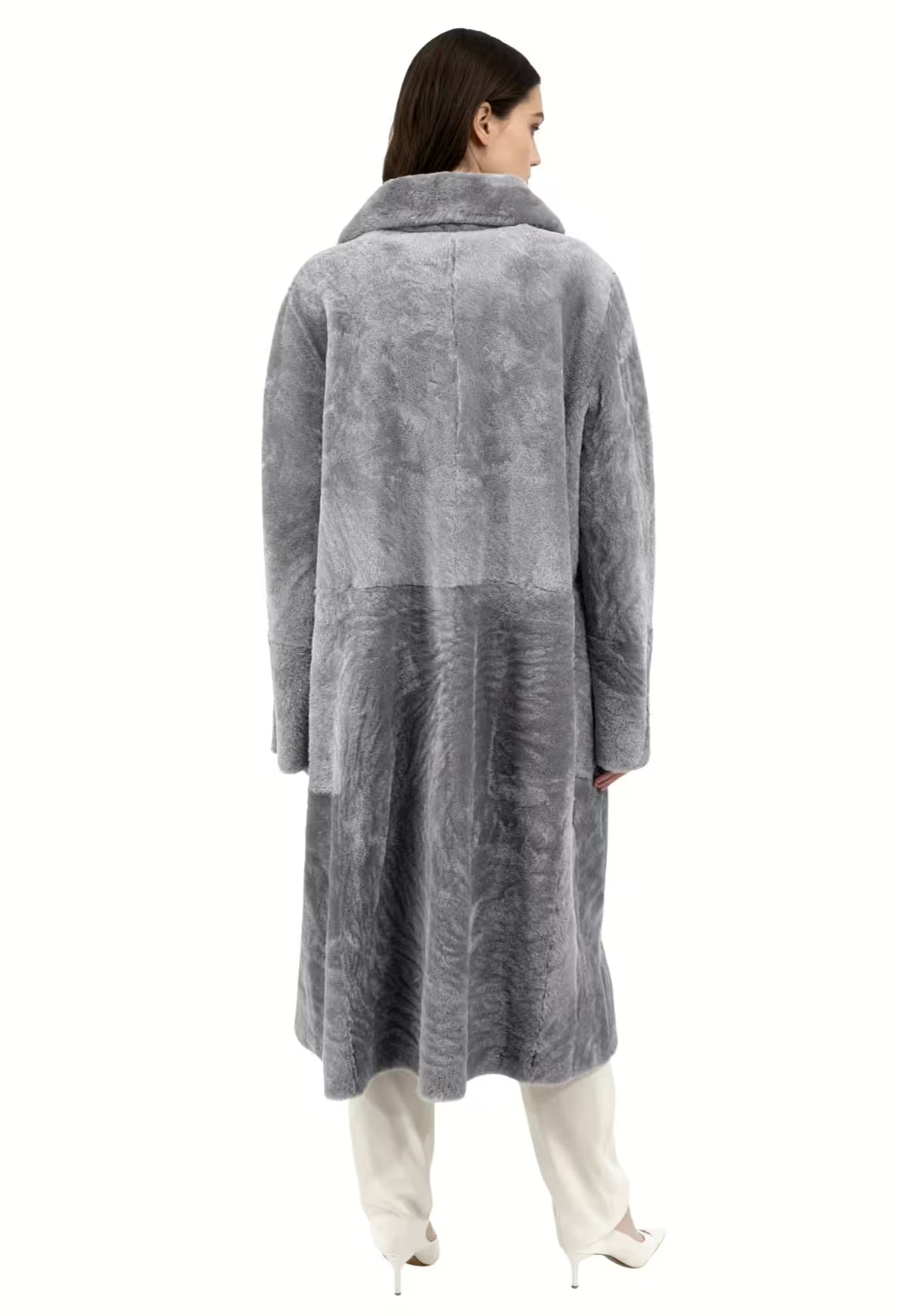 Reversible Coat - Luxurious Lambskin & Fine Nappa Leather - Timeless Elegance