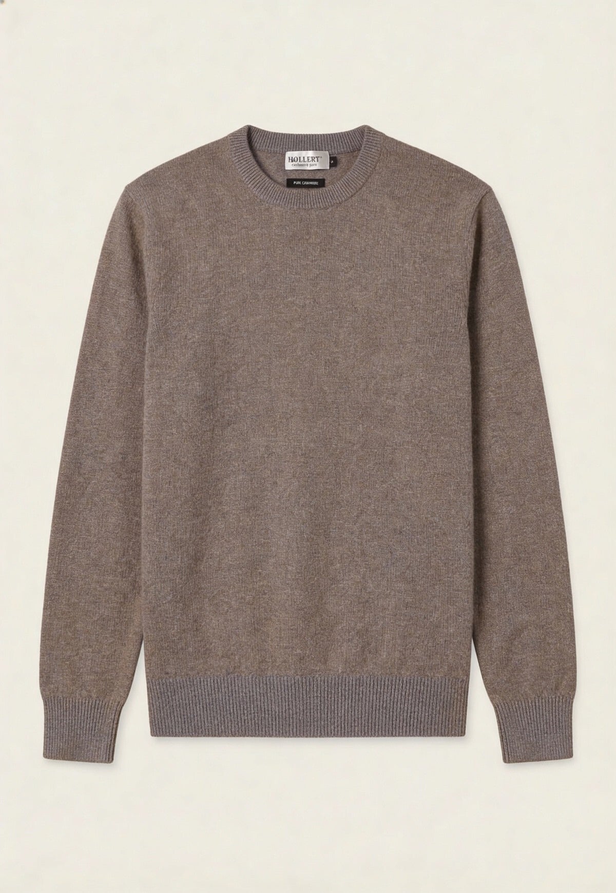 Unisex Cashmere Sweater Soft Taupe - Premium Wool Sweater