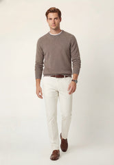 Unisex Cashmere Sweater Soft Taupe - Premium Wool Sweater