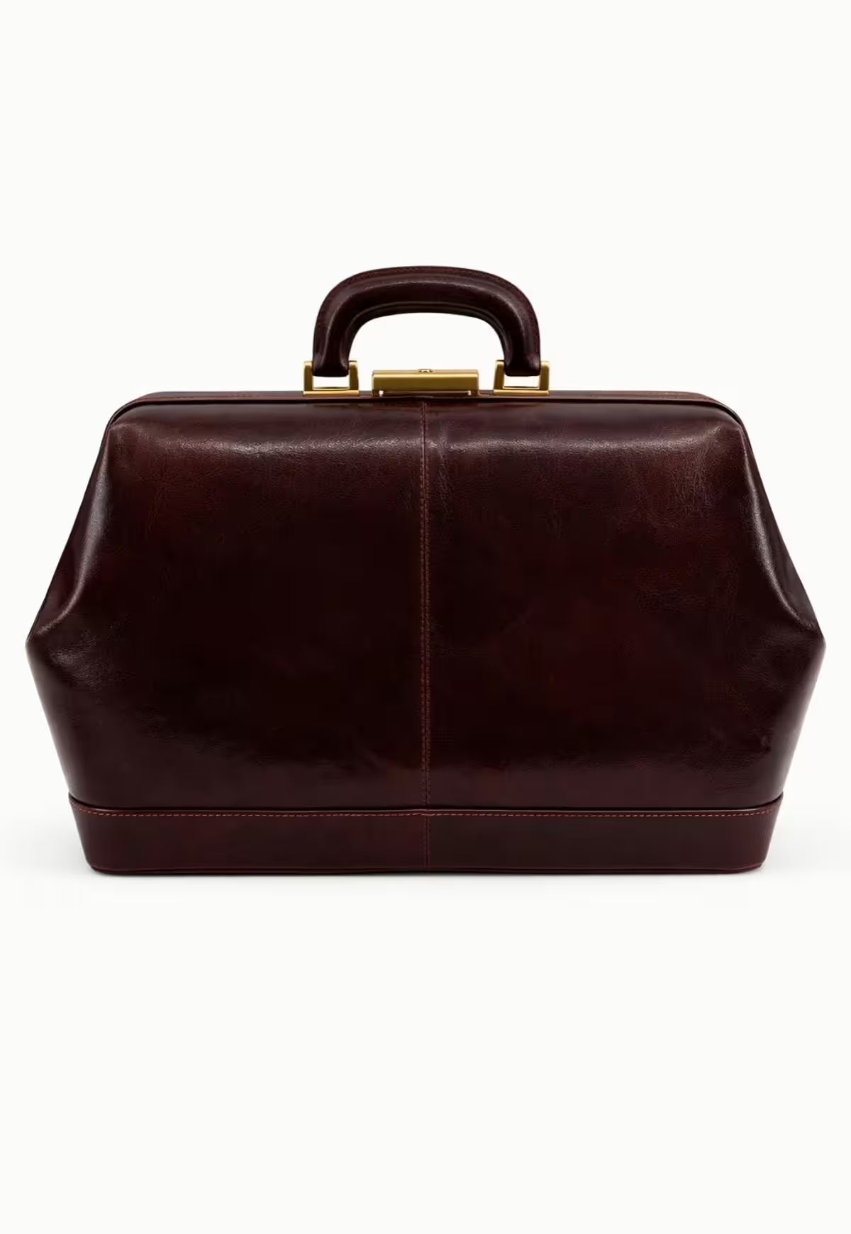 Spacious doctor's bag made of Italian full-grain leather – timeless & unisex