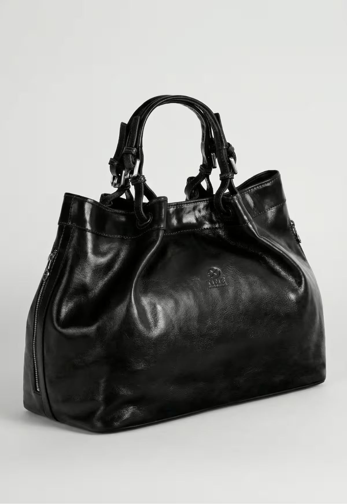 Luxury Leather Tote Handbag – The Iconic Black