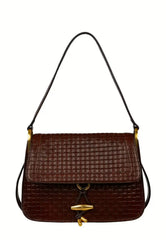 Elegant Leather Flap Handbag for Women - Seravelle