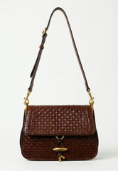 Elegant Leather Flap Handbag for Women - Seravelle