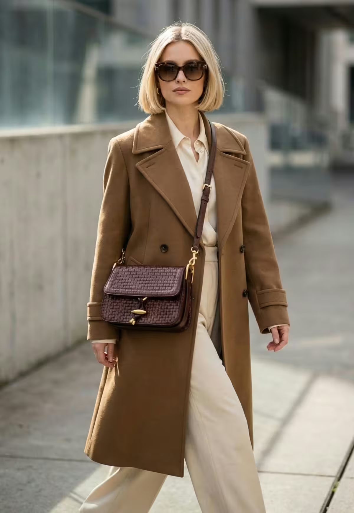 Elegant Leather Flap Handbag for Women - Seravelle