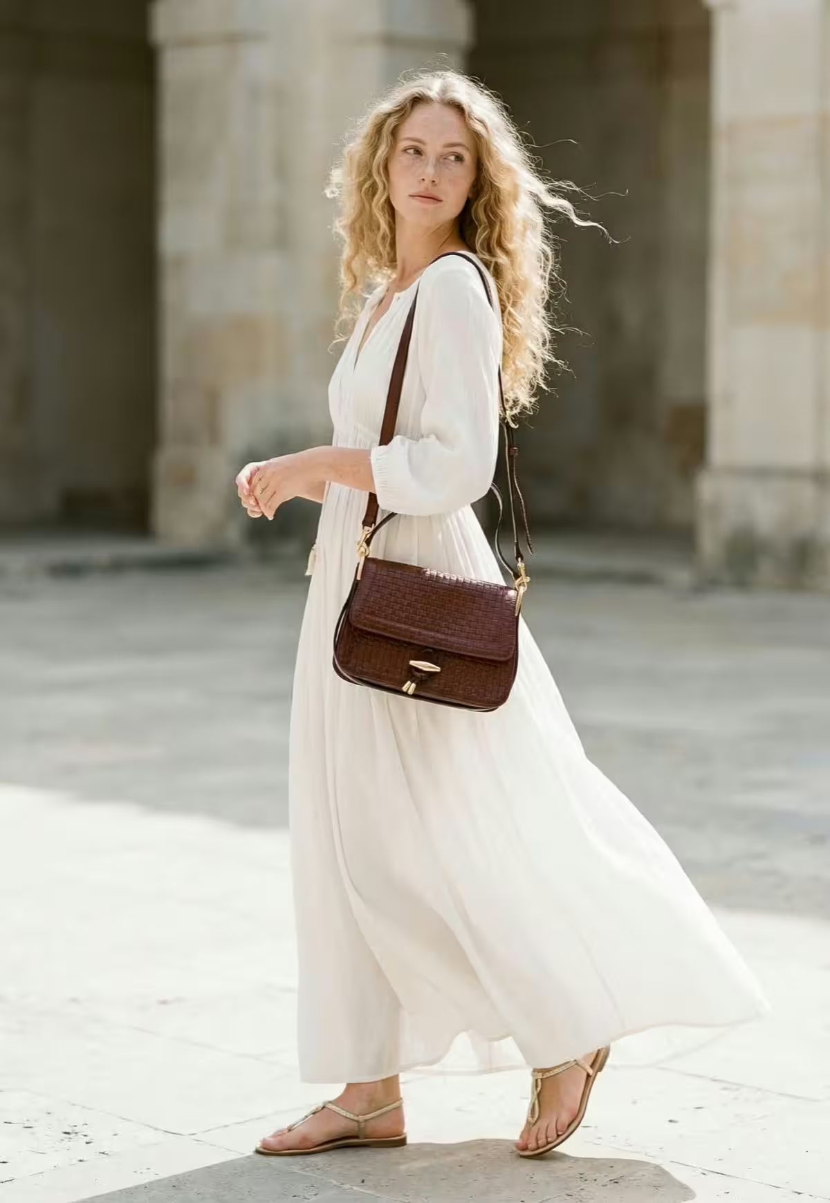 Elegant Leather Flap Handbag for Women - Seravelle