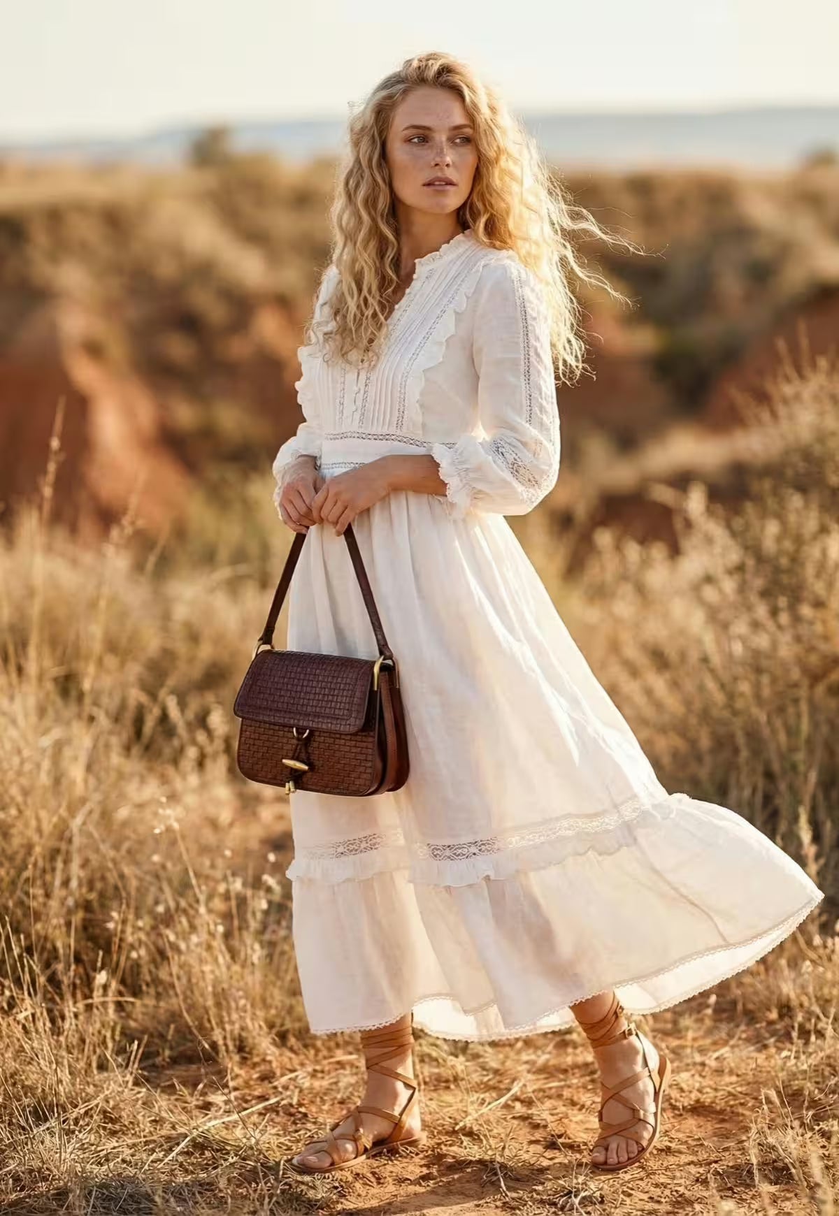 Elegant Leather Flap Handbag for Women - Seravelle